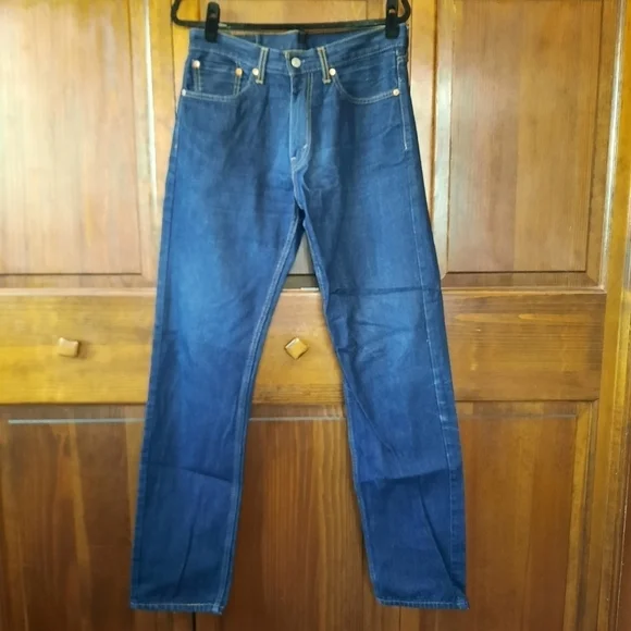 Levi Strauss & Co 505 Regular Fit Dark Indigo denim jeans