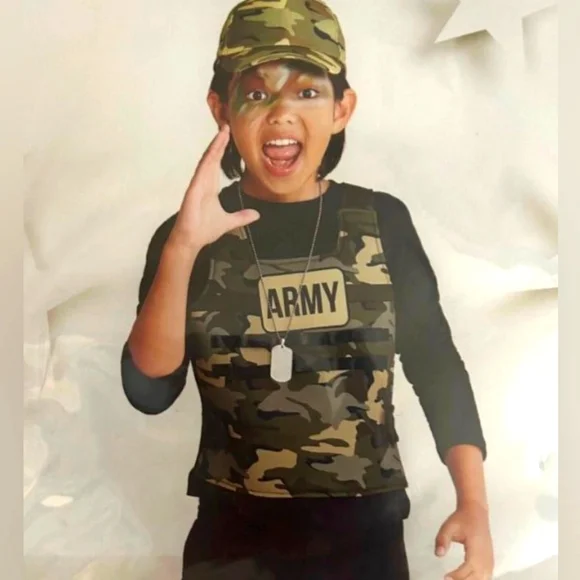 Hyde & Eek! Soldier Costume OSFM Children's NWT