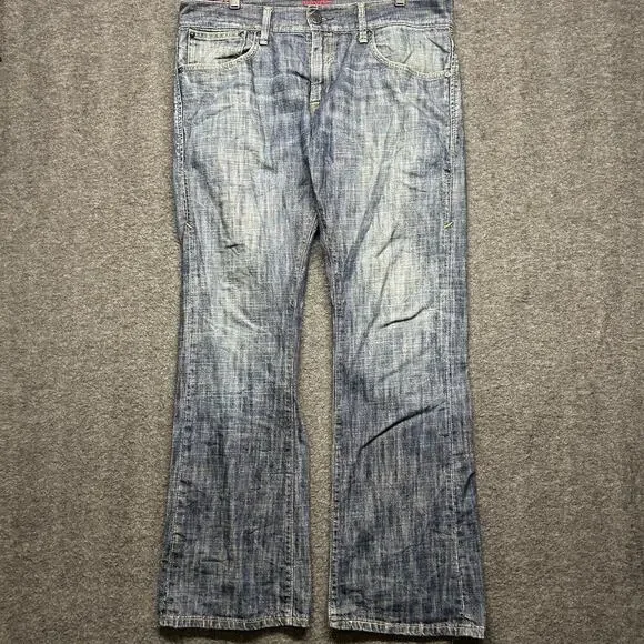 Levi's Red Collection Men's Boot Cut Jeans Cotton Denim 33x30 Blue‎ Vintage Y2K