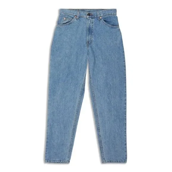 Levi's 550 Men's 100% Cotton Tapered Leg Relaxed Fit Medium Wash Denim Jeans W40
