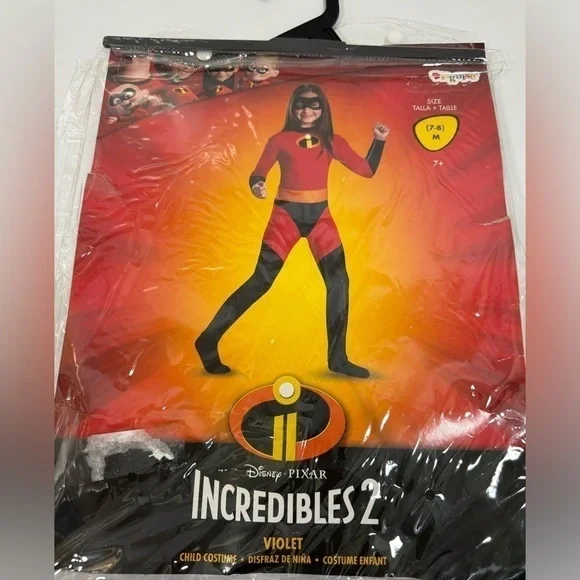 Disney Incredibles Kids Halloween costume Size M