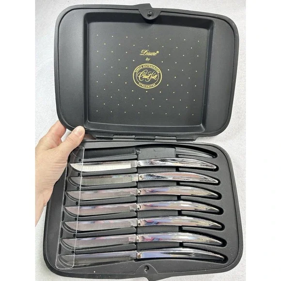 Carvel Hall 7 Pc. Stainless Steel Knife Set With Case
