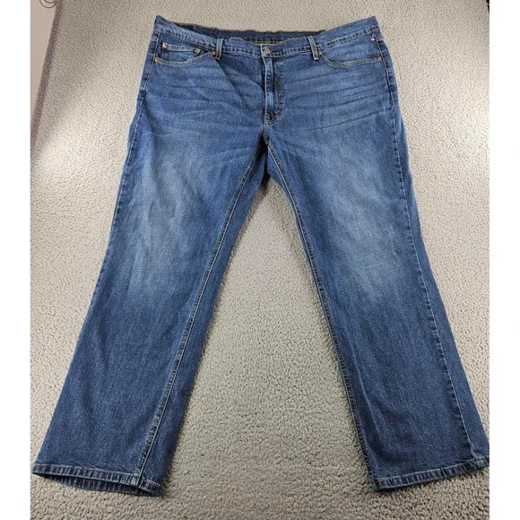 Levis 541 Athletic Taper Jeans Mens‎ Jeans 46x32 Blue Denim Stretch Classic