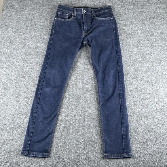 Levis 512 Jeans Mens 30x32 Blue Dark Wash Denim Slim Fit Tapered Skinny Workwear