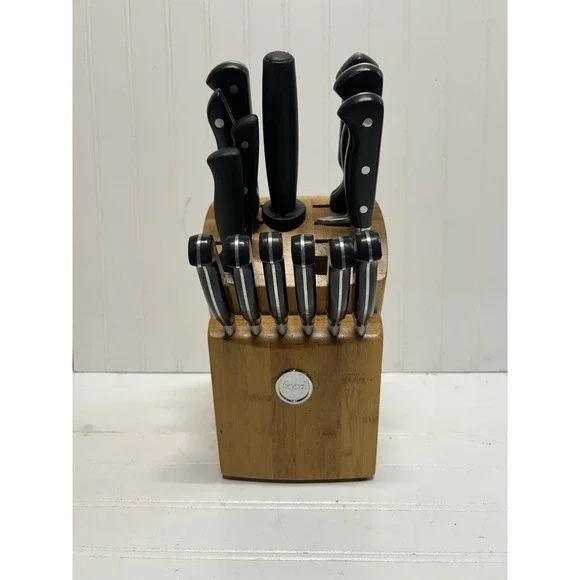 Food knife Block, Cutlery Set