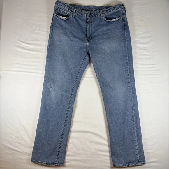 Levi's 514 Straight Fit Jeans‎ Mens 40x32 Blue Denim Premium Casual Classic