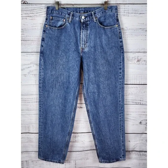 Levis 560 Loose Tapered Blue Jeans Men's Sz 33x30 Comfort Fit Med Wash Denim