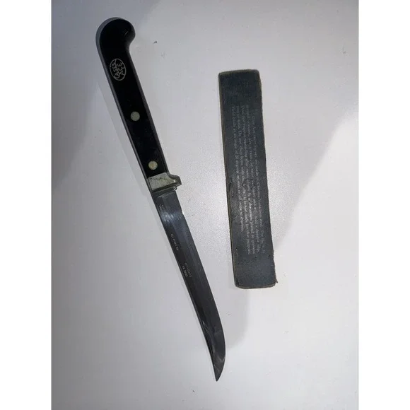 Case XX Chromium‎ CA 235-6 Knife USA Black Handle Z