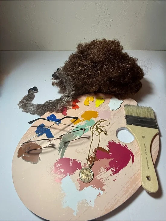 Bob Ross Halloween Costume Kit