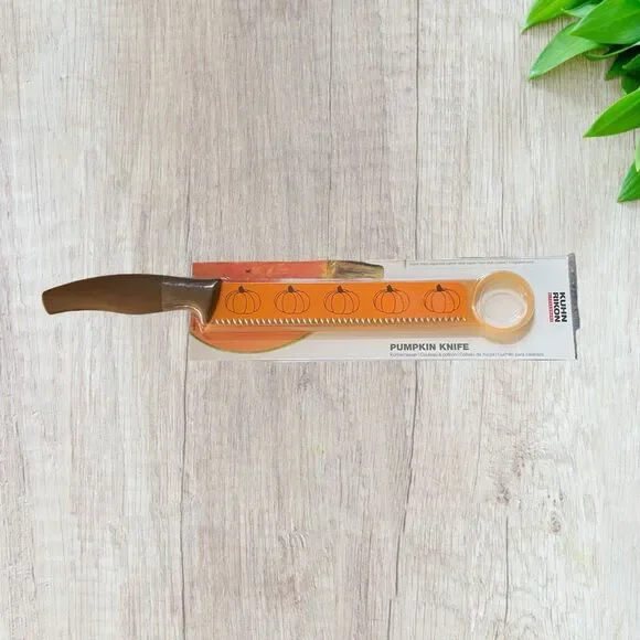 NEW 8” Kuhn Rikon pumpkin knife KR 23504