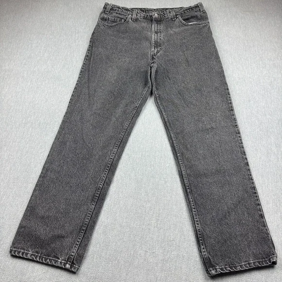 Vintage Levis 540 Jeans Mens 38X32 Fit 36X31 Black Stonewash Made In USA 90'S