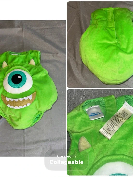 Pottery Barn Kids, Disney Pixar Monsters Inc., Mike W. Baby Halloween Costume
