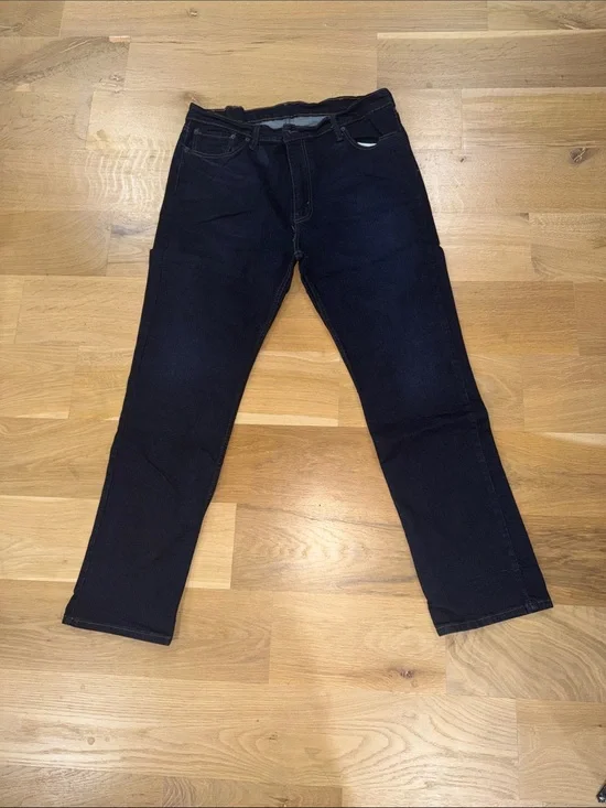 40x32 Levi's Men's Black Slim Straight Jeans
