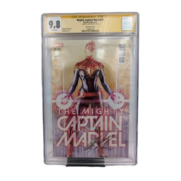 Mighty Captain Marvel #1 CGC‎ 9.8 SS Alex Ross Variant Signed 2018 Marvel