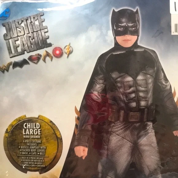 DC Batman Costume Justice League Large