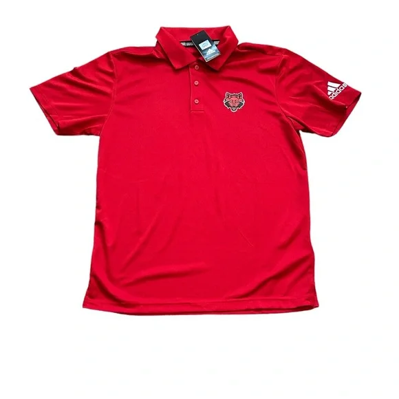Arkansas State‎ Red Wolves Adidas Men’s Polo Shirt Medium