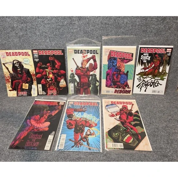 Deadpool #52,53,55-60 Marvel Comic Lot‎ 2012 Run High Grade Way Series
