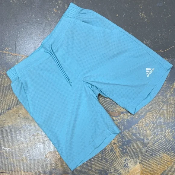 Adidas Golf 9” Shorts Carolina Blue Medium Originals ADVR0834 Training