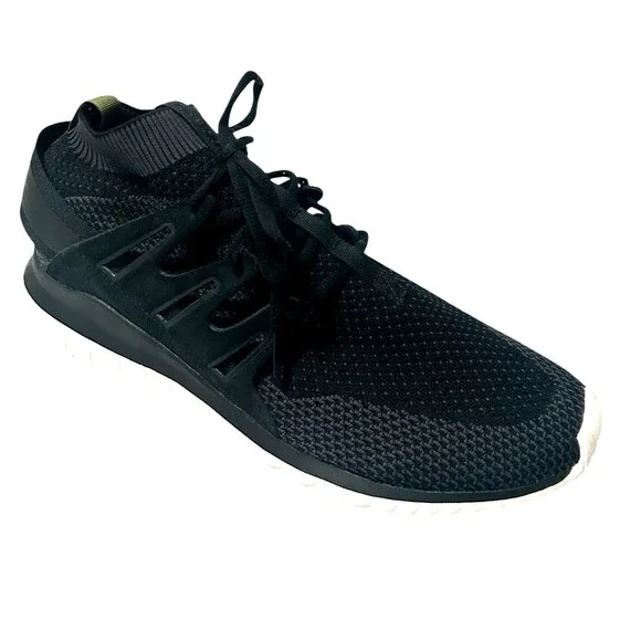 Adidas Tubular Nova Primeknit Mens S74917 Black Running Shoes Sneaker Size 11
