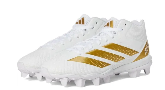 Adidas Mens Adizero Impact 2 Molded Football Cleats Size 12 Gold NWOB