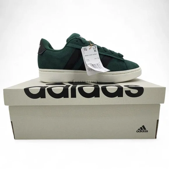 Adidas Grand Court Alpha 00s Tennis Shoe Mens 9‎ Green Sneaker IH3847 NEW in Box