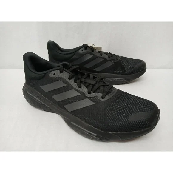 Adidas Men's SolarGlide 5 Running Shoes GX5468‎ Black Carbon Sz 12.5