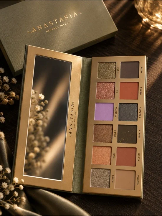 Anastasia Beverly Hills Palette in Purple, Brown, Gold & Peach Shades