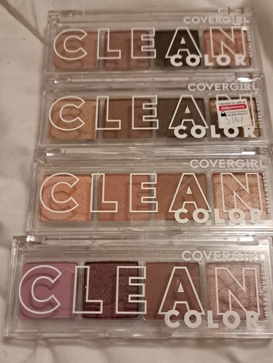 COVERGIRL CLEAN Color Eyeshadow Palettes - 4 Packs