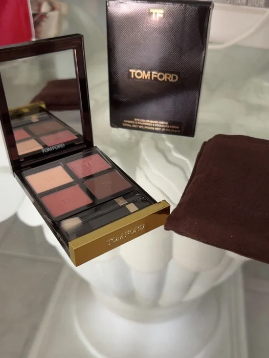 Tom Ford Eye Color Quad Creme 30 Insolent Rose Eyeshadow Palette w/ Box & Pouch
