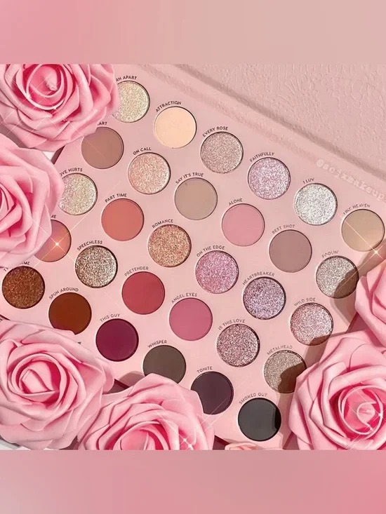 COLOURPOP Smoke 'N Roses Smokey Rose Eyeshadow Palette 30 Shade BRAND NEW UNUSED
