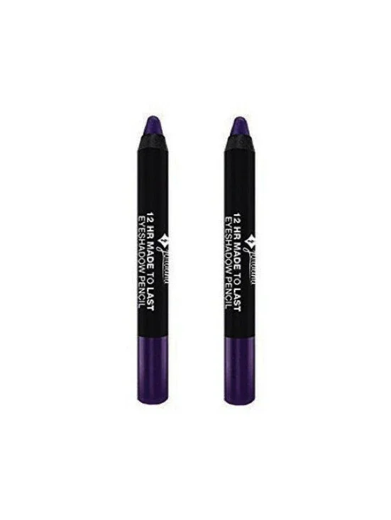 2-Pack NEW Jordana 12 Hr Made To Last Eye Shadow Pencil 07 Prolong Purple SEALED