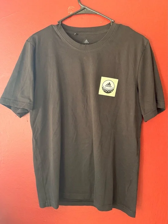 adidas Golf Men's Graphic T-Shirt - Dark Grey Charcoal - Size M