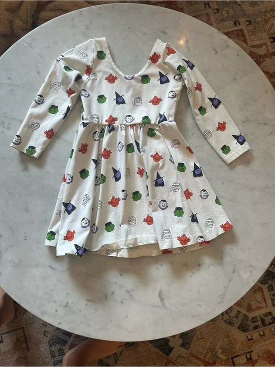 Monica and Andy Halloween twirl dress