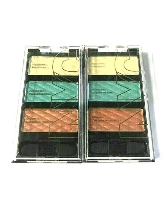 2-Pack NEW NYC HD Color Trio Eye Shadow in 793 Water Colors (Sealed Lot of 2)