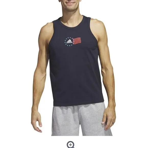 NWT Adidas American Flag Graphic Tank-Size Small/Men’s, shirt