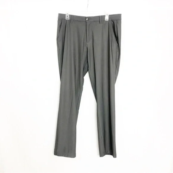 Adidas Mens Performance Golf Trousers Pants, Size 34 Waist x 32 Length, Gray