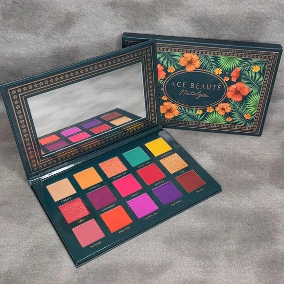 Ace‎ Beauté Nostalgia Palette, NEW in Box 24G / 0.84oz Eyeshadow 15 Shades