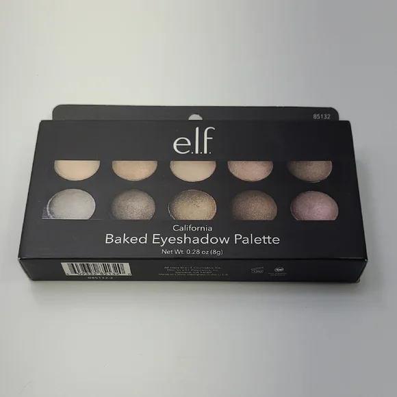 e.l.f. California Baked Eyeshadow Palette - Neutral, Gold, Pink, Brown Shades