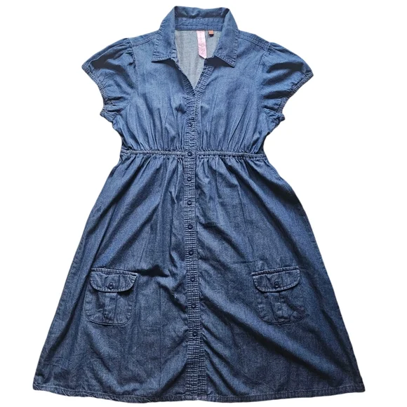 Taylor Swift denim midi dress size Junior‎ XL