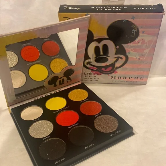 MORPHE Disney Mickey & Friends Truth Be Bold Eyeshadow Palette $30 NIB