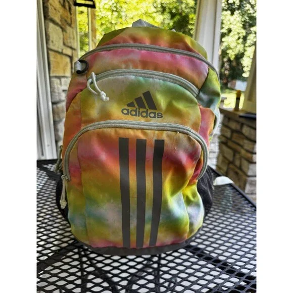 🌈 Adidas BTS Originator  School/Sports/Travel Backpack Stone Wash Rainbow