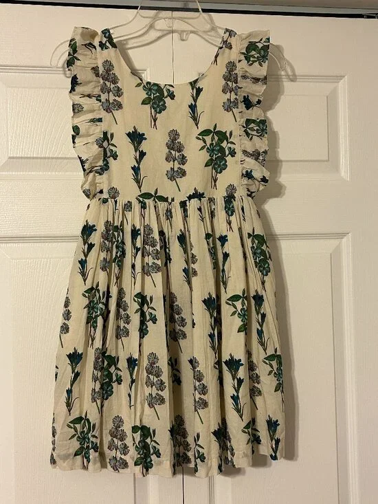 Girls NWT PINK CHICKEN New York Sz 8Y Blue Botanical Marceline Dress NEW