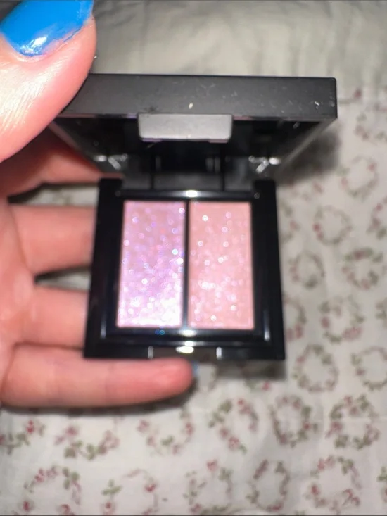 Shimmery Pink Duo Eyeshadow - Sparkling Pink & Rose