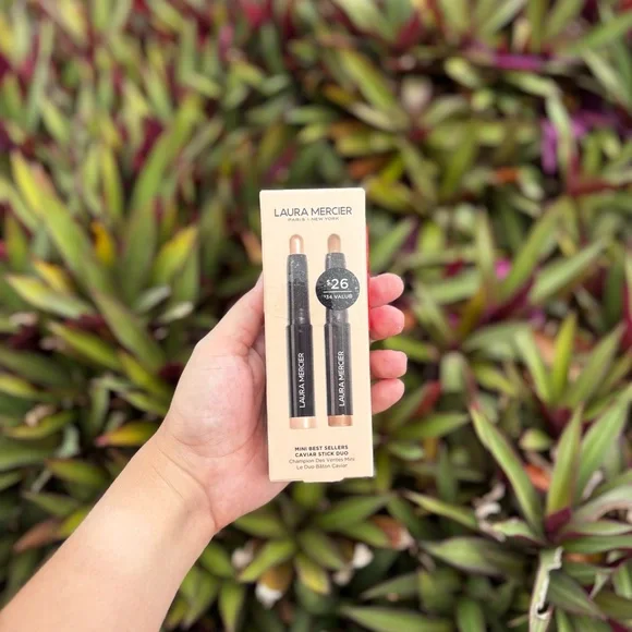 BNIB Laura Mercier Mini Best Sellers Caviar Stick Duo