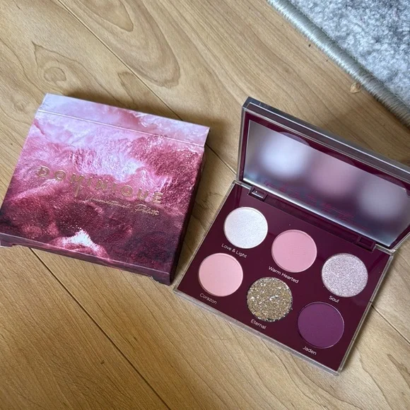 Dominique Cosmetics Eyeshadow Palette - Pink, Gold, Purple