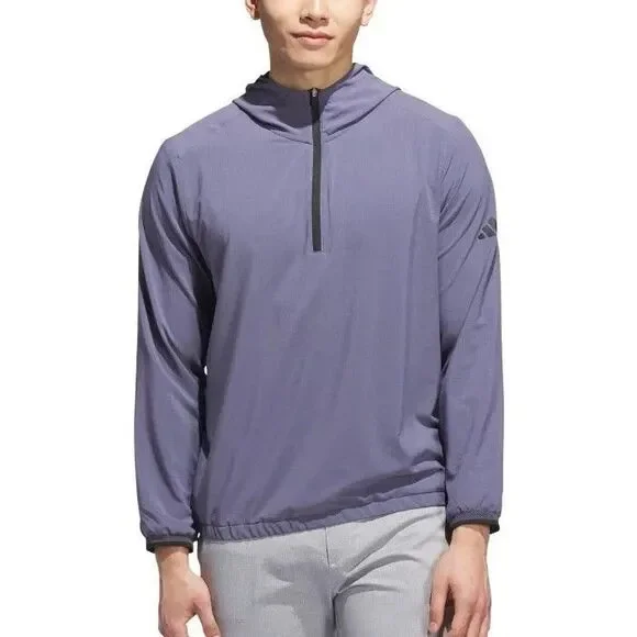 Adidas Ultimate 365 Anorak Hooded Golf Jacket Purple Mens Large KB2869 NEW