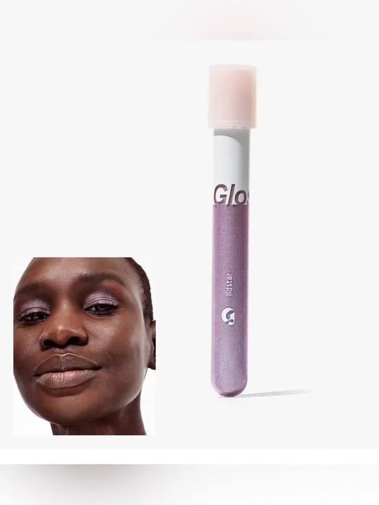 New, Glossier Lily Lidstar Eyeshadow, You Wardrobe Sampler, Pink Pouch & Sample