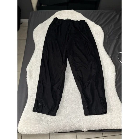 Adidas Mens Black Climashell Storm Pants‎ Active Full Side Zip Zipper XL