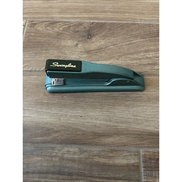 Vintage Swingline 27 Stapler‎ Teal Green Art Deco Working