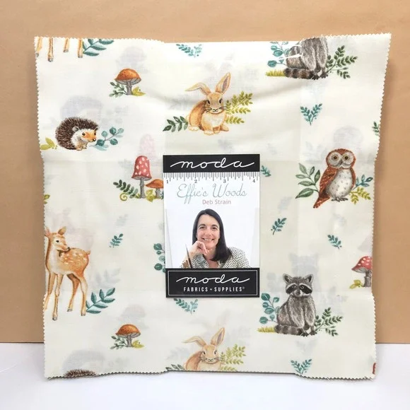 Moda Effies Woods Layer Cake‎ Deb Strain 10 Inch Squares Woodland Fabric 56010LC